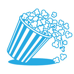 Popcorn bucket illustration