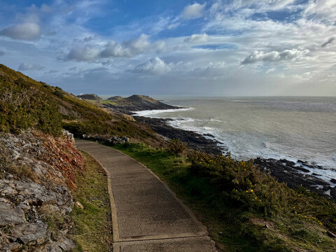 The Gower Coastal Path View to Swansea Bay