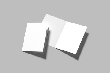 Bifold Brochure Blank Mockup