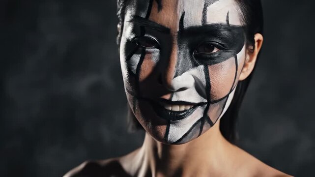 Avant-Garde Beauty - A Portrait of Artistic Expression Through Makeup.