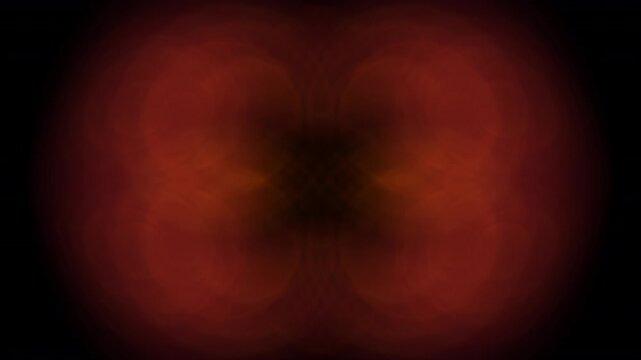 Abstract Radial Blur with Red and Orange Gradient Center