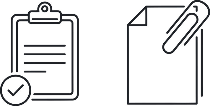 Clipboard with checklist and pen in an envelope representing task completion and delivery