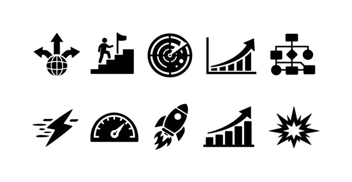 Education, learning flat icon set. School, classroom, study icons flat collection