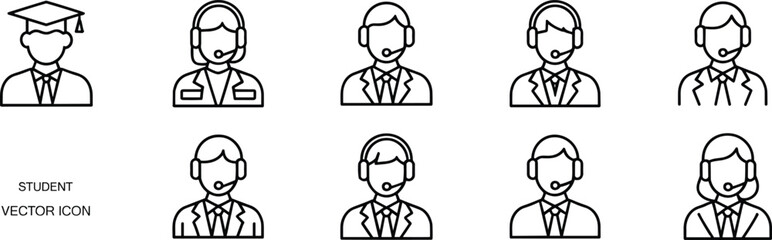 Neck Pain Icon Set Featuring Cervical Spine Anatomy Muscle Tension Throat Irritation And Human Silhouettes For Physiotherapy Medical Massage Therapy Healthcare Education And Chiropractic Services