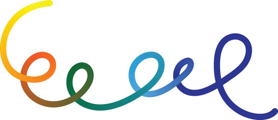 Obraz premium Eid colorful gradient text effect on white background