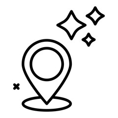 Pin ai generator icon