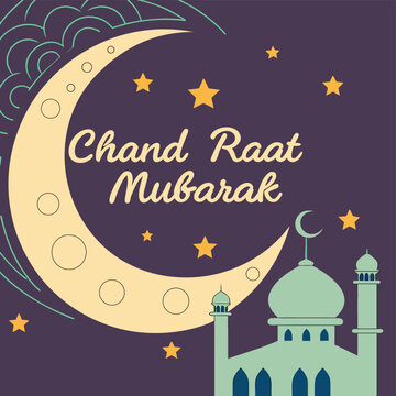 chand mubarak greeting card