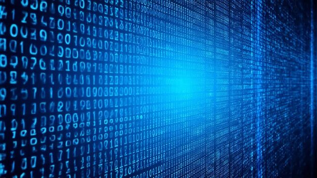 Digital data stream with binary code