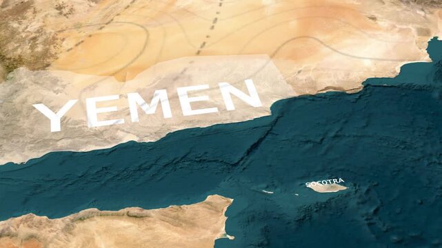 Socotra Yemen Island Map Showing Geographic Location, Borders, and Natural Features