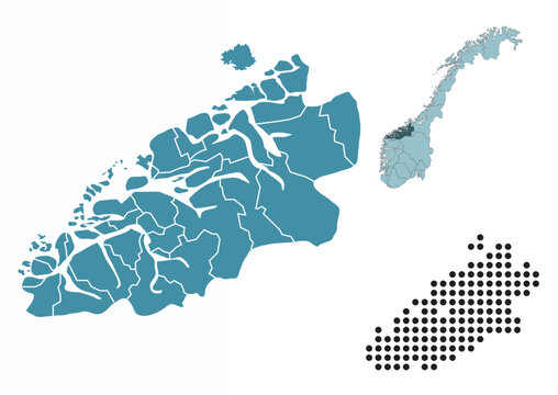 Set maps of M&oslash;re og Romsdal province
