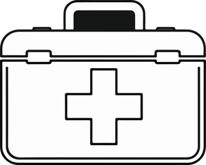 Fototapeta premium Medical kit icon