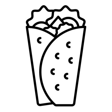 Kebab Icon with Line Style