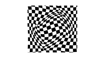 Black and white optical illusion background