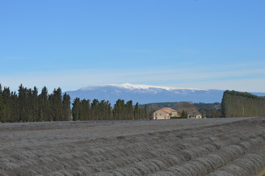 Mont Ventoux sous une couche de neige