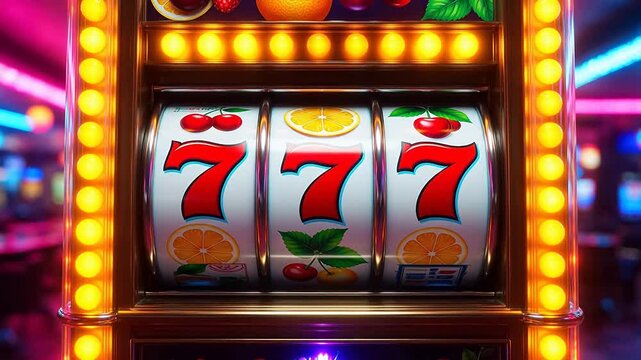 Slot machine with lucky sevens