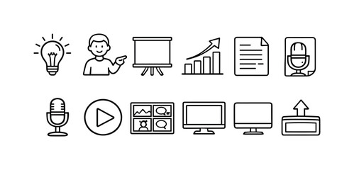 Music instruments flat icon set. Musical instruments, sound, orchestra icons collection