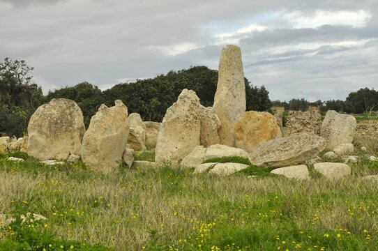Templo septentrional en Hagar qim