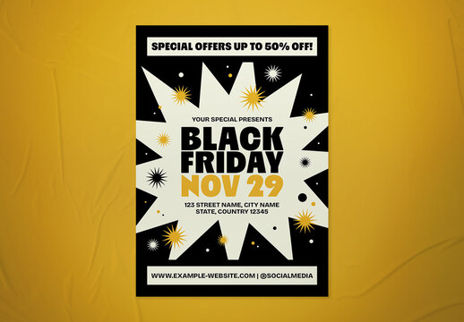 Playful Black Friday Flyer