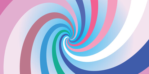 Swirling Pastel Stripes Abstract Background spiral and most popular design © DOT CANVAS