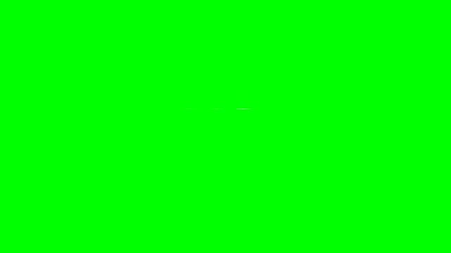 A minimalistic green background featuring a simple white geometric shape