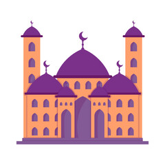 Illustration of a Mosque Building