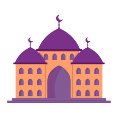 Illustration of a Mosque Building