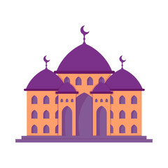 Illustration of a Mosque Building