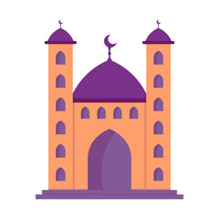 Illustration of a Mosque Building