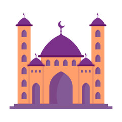 Illustration of a Mosque Building