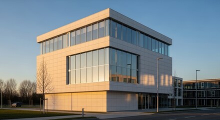 Fototapeta premium Modern Office Building Exterior Design.
