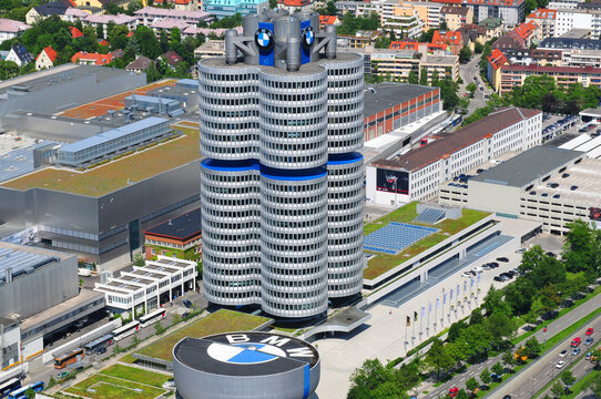 MUNICH - GERMANY. The BMW Museum is located near the Olympiapark in Munich and was established in 1972 shortly before the Summer Olympics