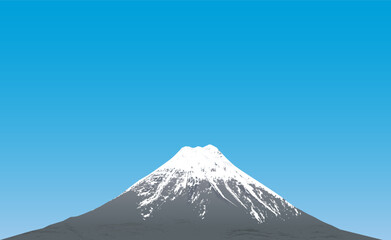 青空と富士山