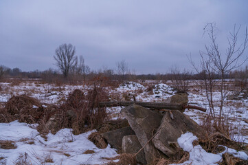 Dawny tor testowy FSO na Żeraniu trwająca jego rozbiórka. © smoku7979