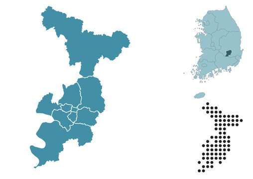 Set maps of Daegu city