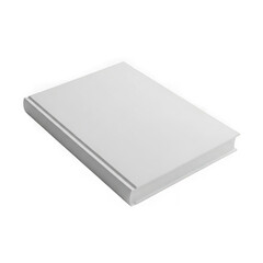 Stack of blank white paper sheets neatly aligned on a flat surface isolated on transparent background