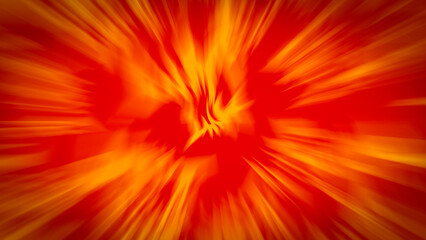 llamas rojas y amarillas con efecto zoom © Menorcaevo