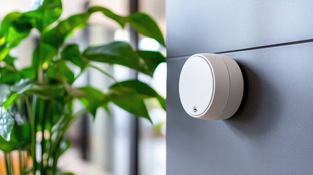 Smart home gas detector device proactively monitoring air quality for potential leaks, ensuring household safety and security through advanced technology and instant alerts