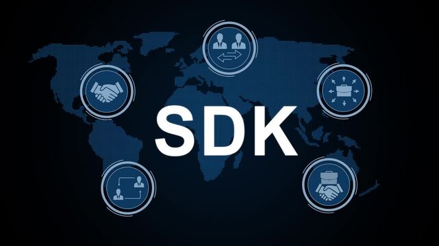 SDK software development kit for programming, application development, technology integration and modern software engineering.
