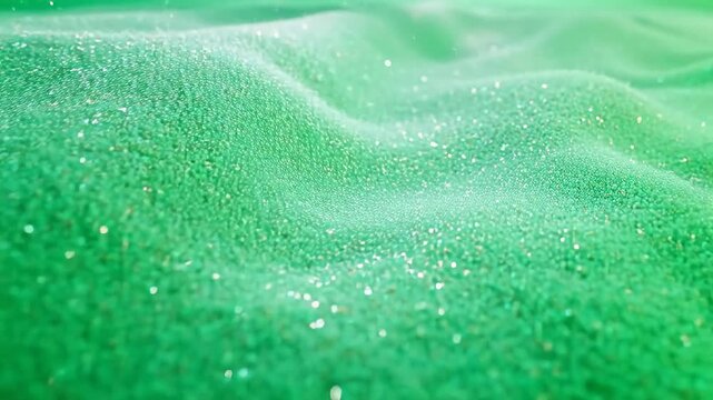 Green glitter texture with sparkling effect