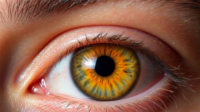Extreme closeup of a human eye