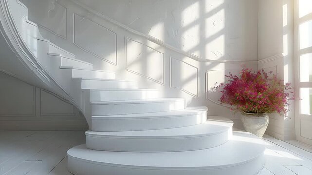 staircase in a modern building