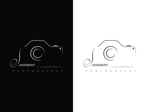 Letter J with Camera logo, J letter photography logo, Photography logo design on letter J, J logo photography vectors.