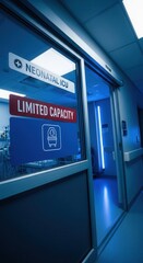 Fototapeta premium Neonatal Intensive Care Unit: A Restricted Space With Capacity Limits And Safety Guidelines