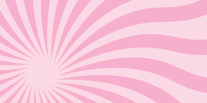 Ray twist light. Black color strips wavy isolated on white background. Radial waves line. Pattern curved. Comic spinning. Effect curves rays. Abstract stripe. Twisted design. Vector illustration