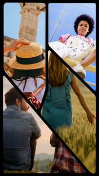 Vertical Split Screens 4 Frames 07