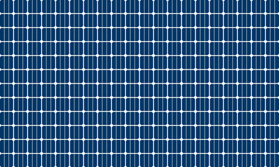 Modern solar panel background with photovoltaic cells in perspective view. Renewable energy and sustainable technology concept. © Oleg