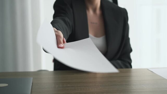 Paperwork.
Job interview.
Signing papers and important documents.
Secretary at work