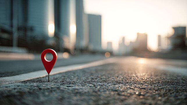 GPS shows the route to reach a specific location	