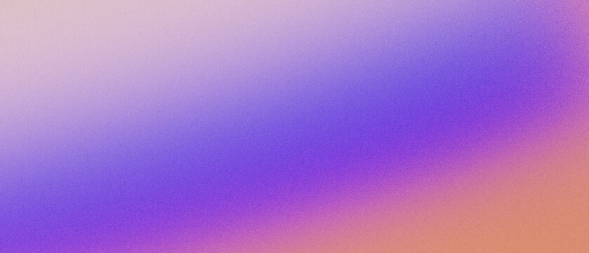 Retro-inspired summer gradient backdrop featuring orange purple white tones with textured grain noise