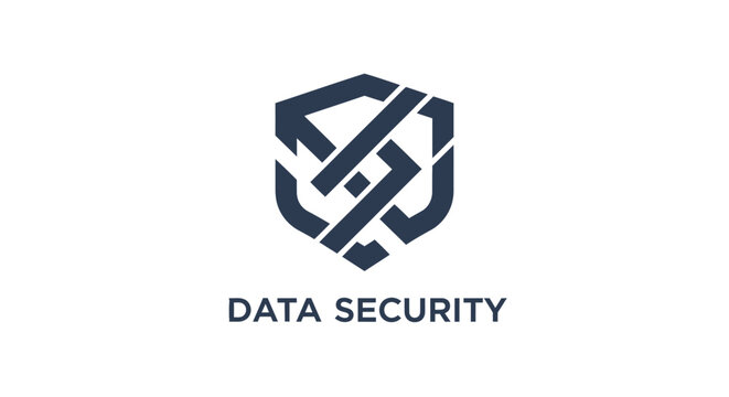 Data Security Logo Design Concept.